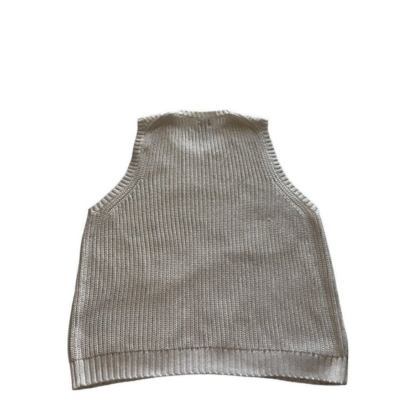J.Crew Factory Women's Sweater Vest Ivory Size XXL - Picture 4 of 9